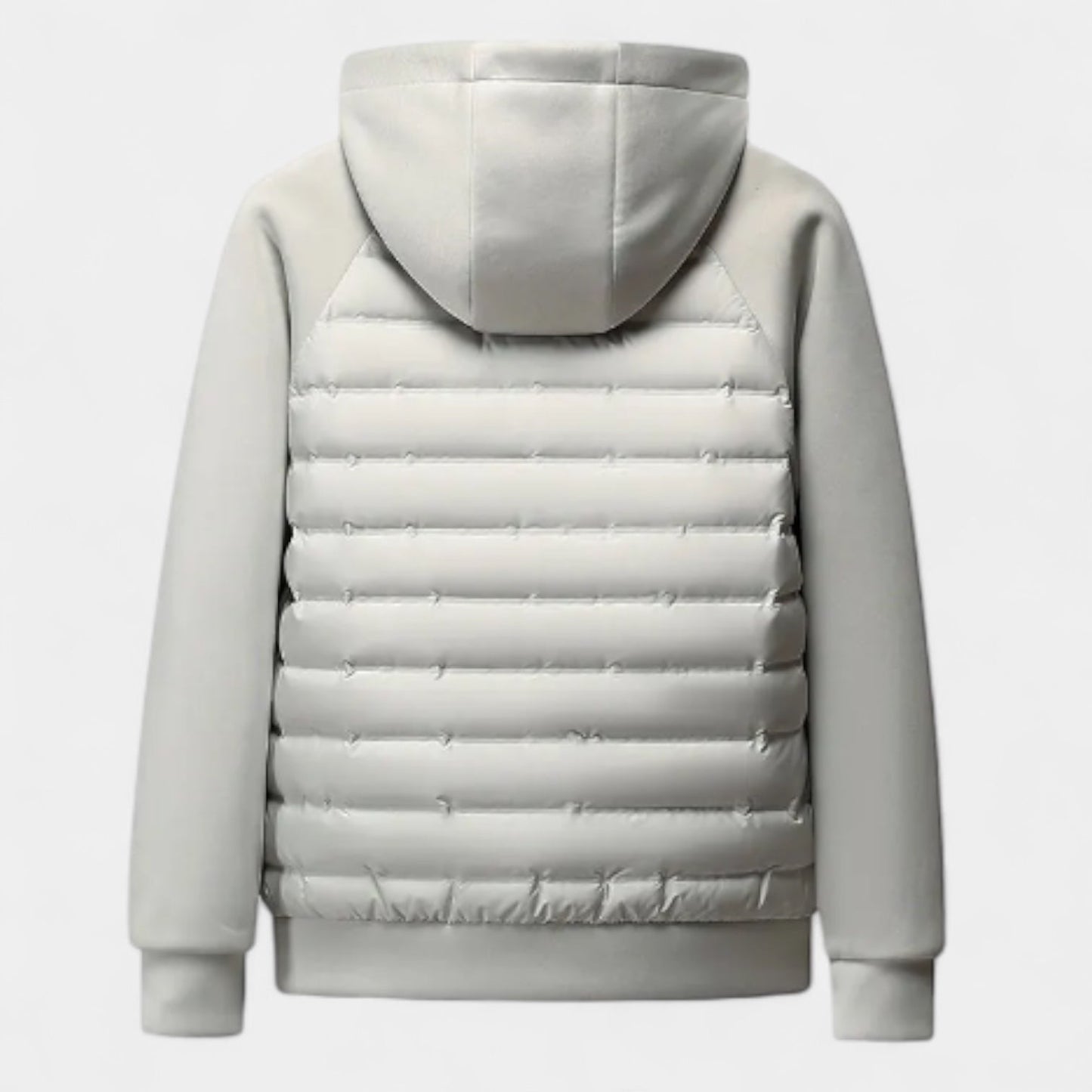 Fredrik | Men's Lightweight Down Jacket – Softshell Puffer with Hood