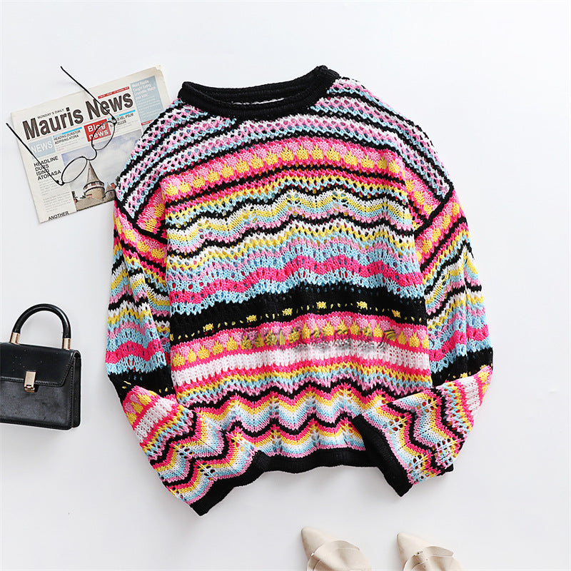 Serelle Round Sweater for Women – Modern Knitted Garment