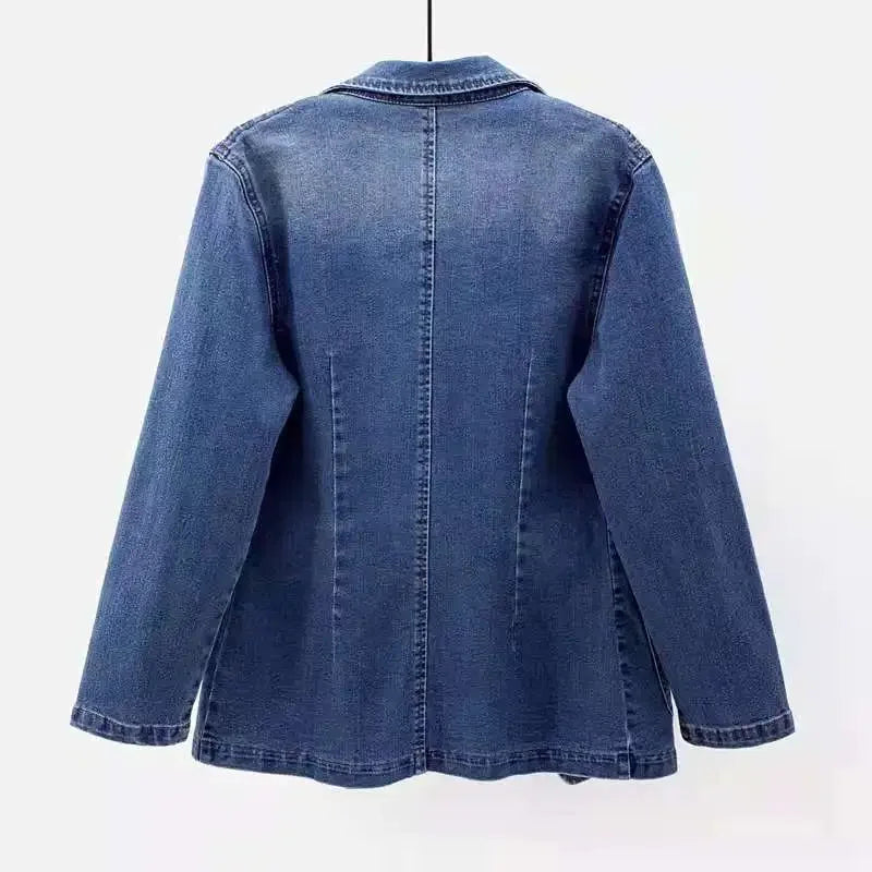 Clarivra dame denimjakke – trendy hverdagsoutfit