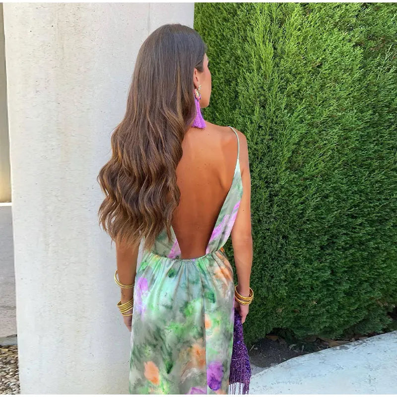 Anisten Maxi Dress | Colorful Self-Expression with Elegance in Every Step
