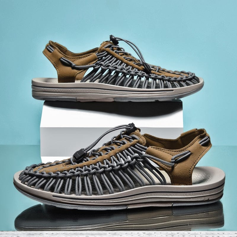 Solvik | Unisex Sandaler med Flätad Överdel