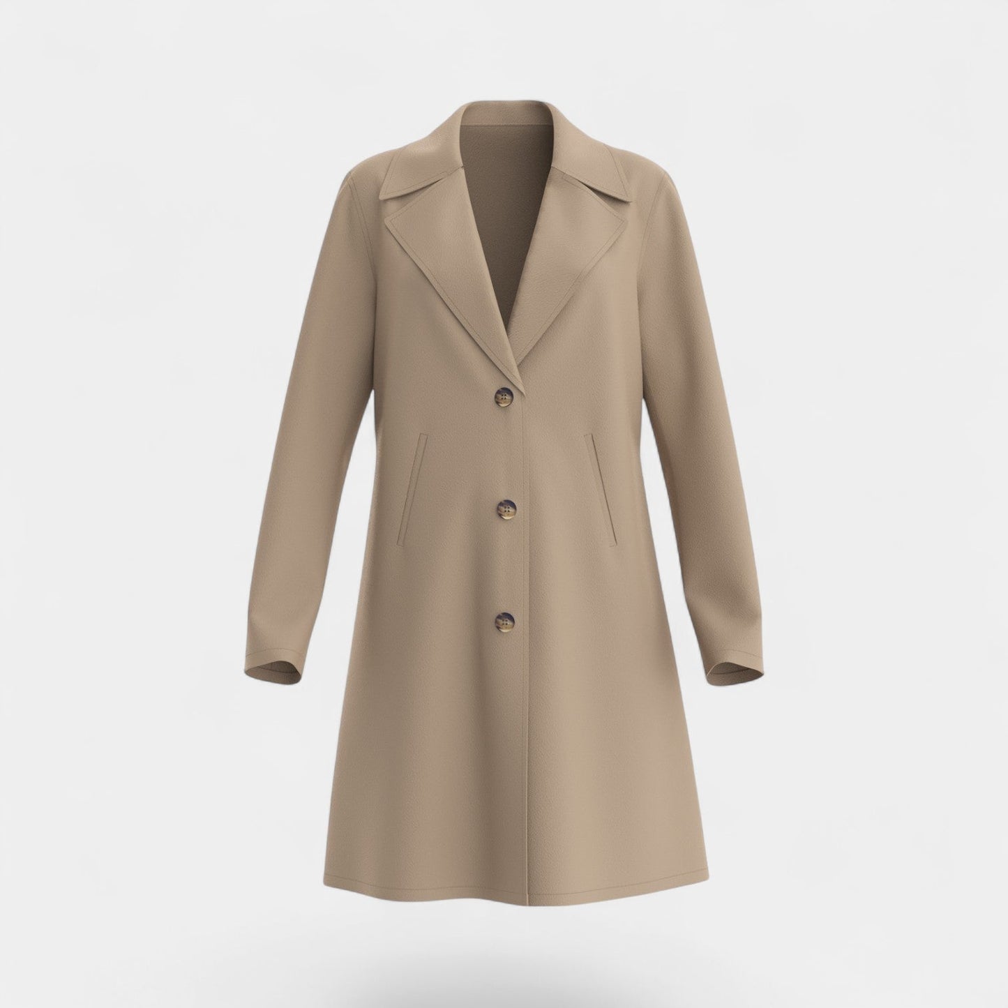 Othilia | Lightweight Women's Coat with Single-Breasted Closure – Timeless Style
