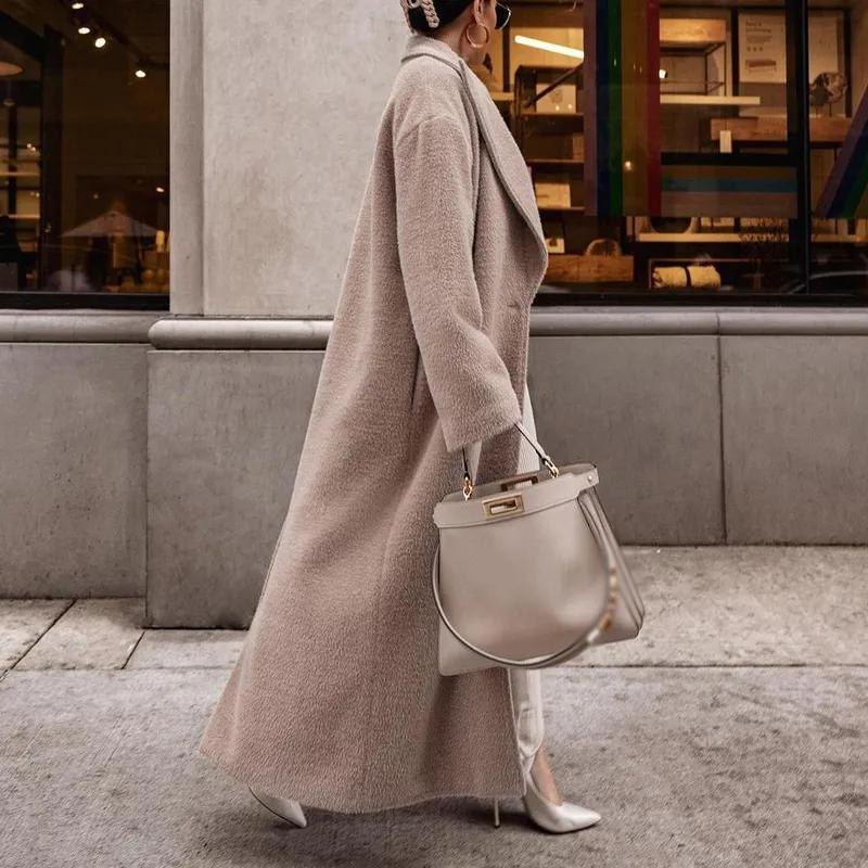 Liora™ | Long Wool Coat for the Winter Season