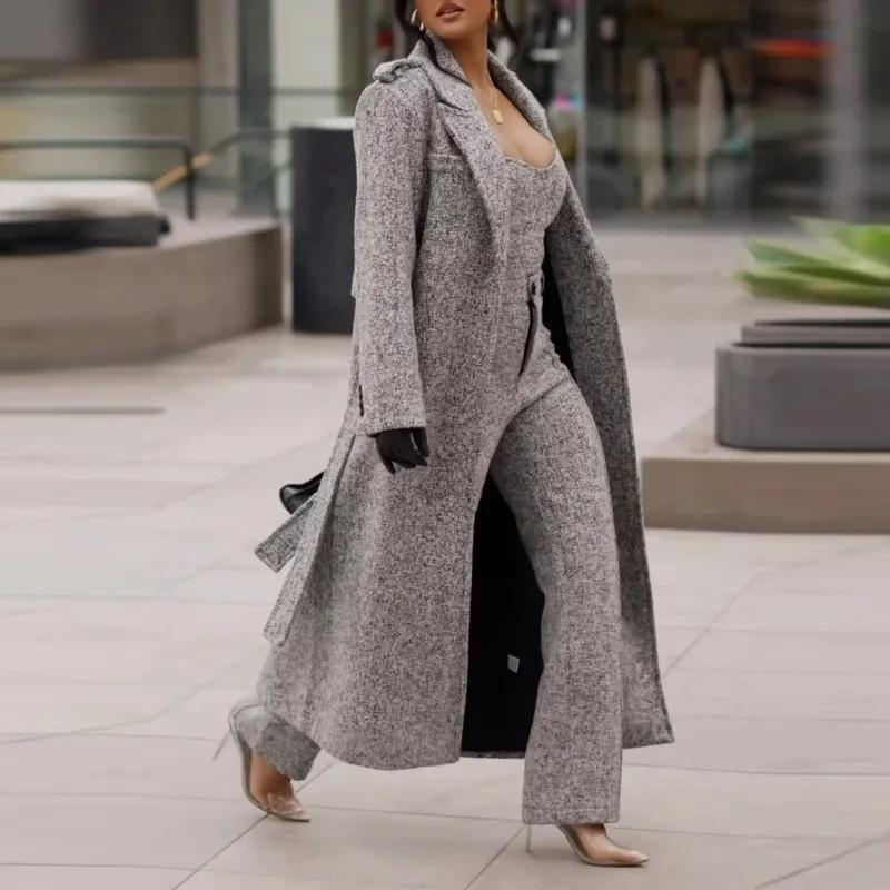 Liora™ | Long Wool Coat for the Winter Season