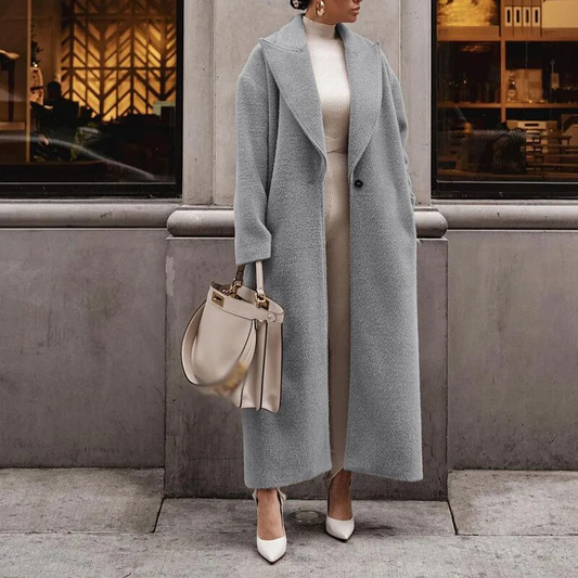 Liora™ | Long Wool Coat for the Winter Season