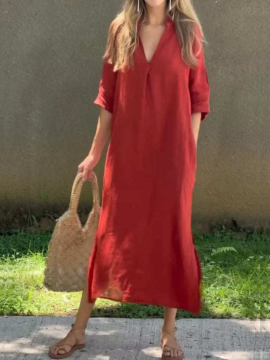 Liora | Linneklänningen med Stilren Elegans