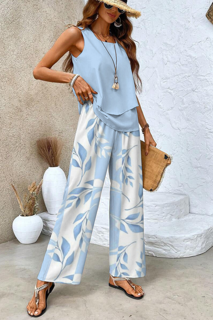 Teske – Elegant Two-piece Summer Set for Women