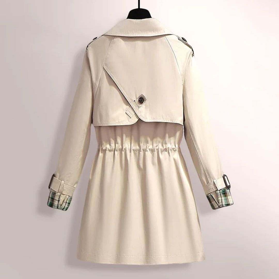 VILDA™ | Klassisk Dobbeltknappet Trenchcoat til Dame