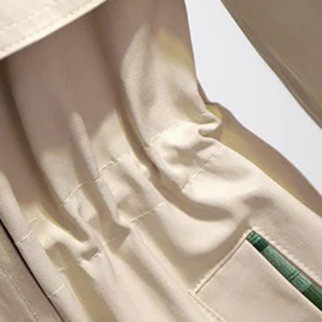 VILDA™ | Klassisk Dobbeltknappet Trenchcoat til Dame