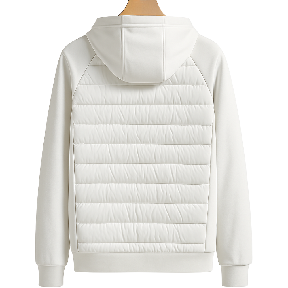 Norrskenberg™ | Stilren Vit Cardigan för Herr | Tidlös Design för Alla Säsonger