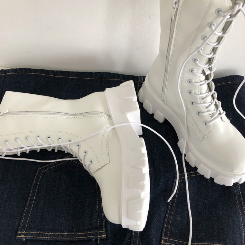 ILONA™ | Mid-calf Winter Boots with Lacing & Zipper