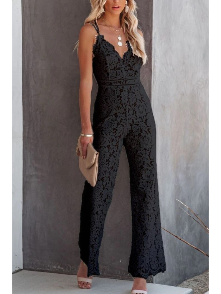 Amelise | Elegant Jumpsuit med Djup V-ringning