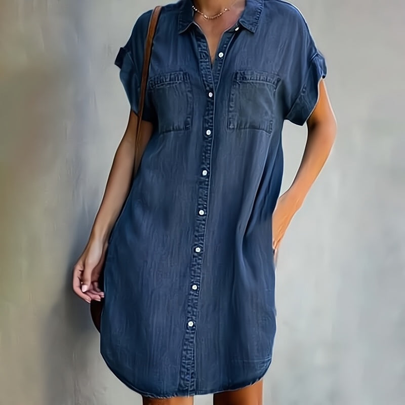 Mira | Timeless Denim Dress for Relaxed Days