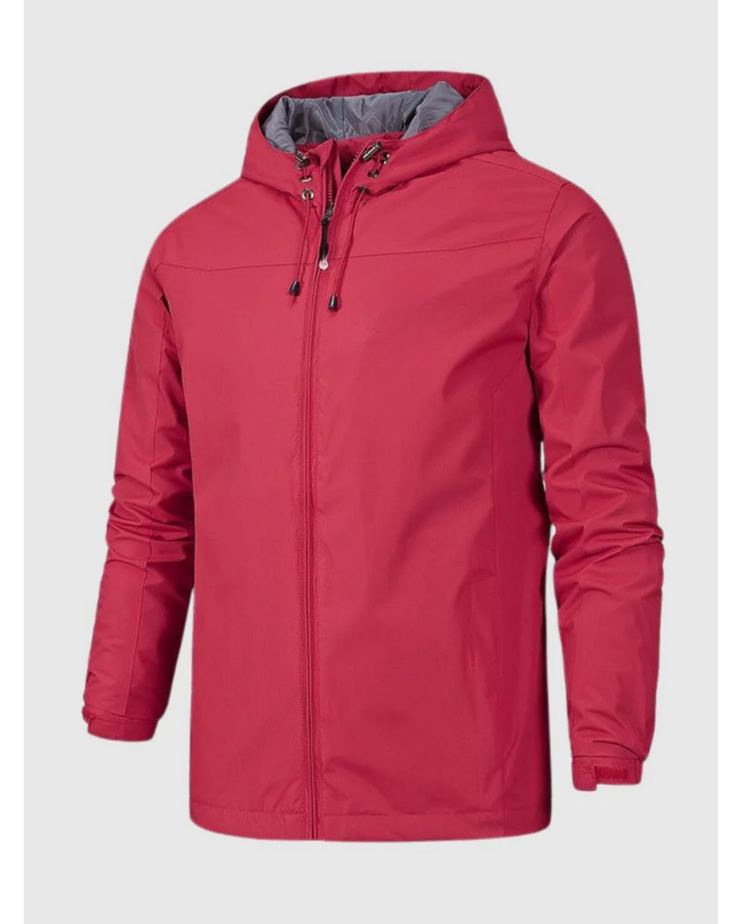 Mikael | Waterproof rain jacket with hood and lightweight zipper