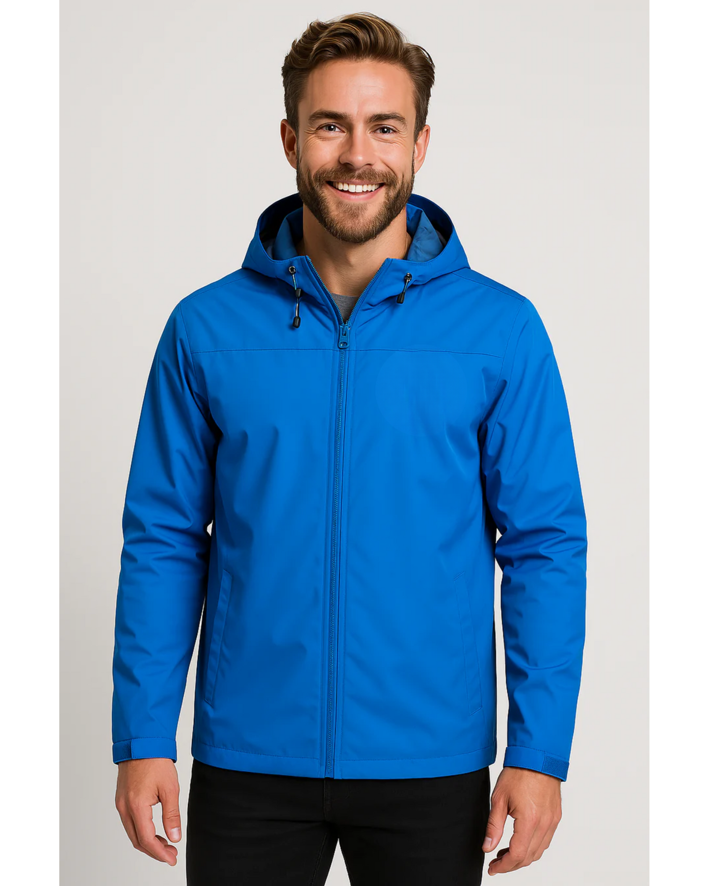 Mikael | Waterproof rain jacket with hood and lightweight zipper