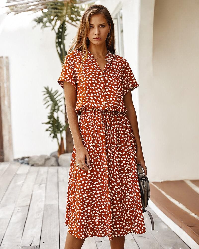 Solara Dress – Casual Elegance in A-line with Summer Feeling