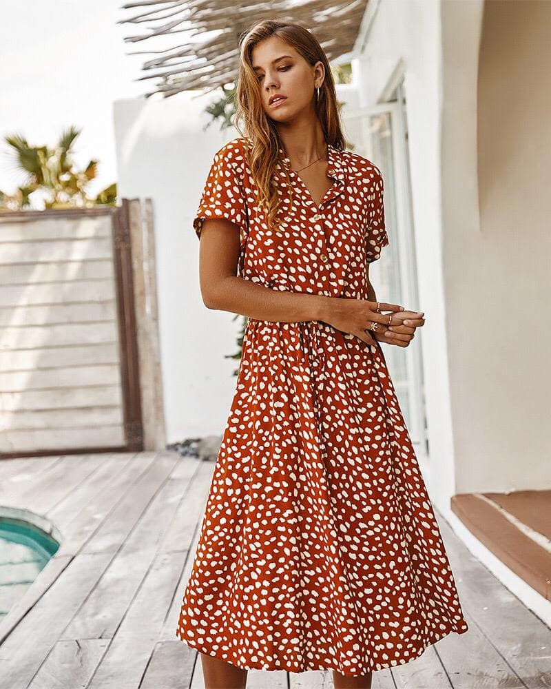 Solara Dress – Casual Elegance in A-line with Summer Feeling
