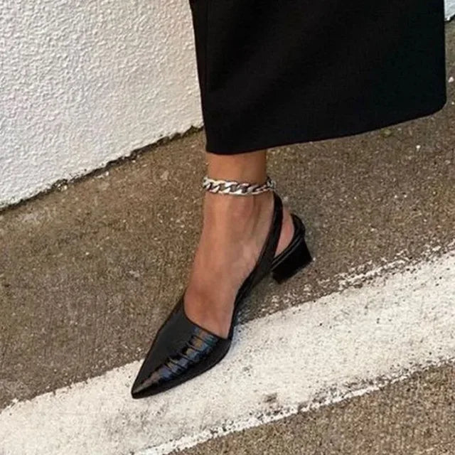 CELINE™ | Elegant Leather Pumps with Comfortable Insole