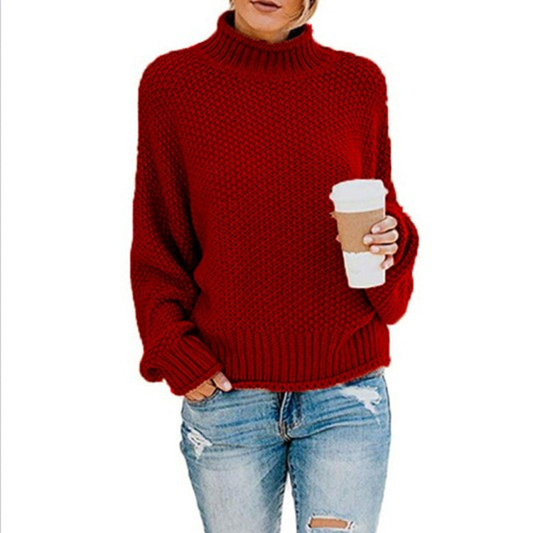 Élise™ | Knitted Turtleneck Sweater for Women