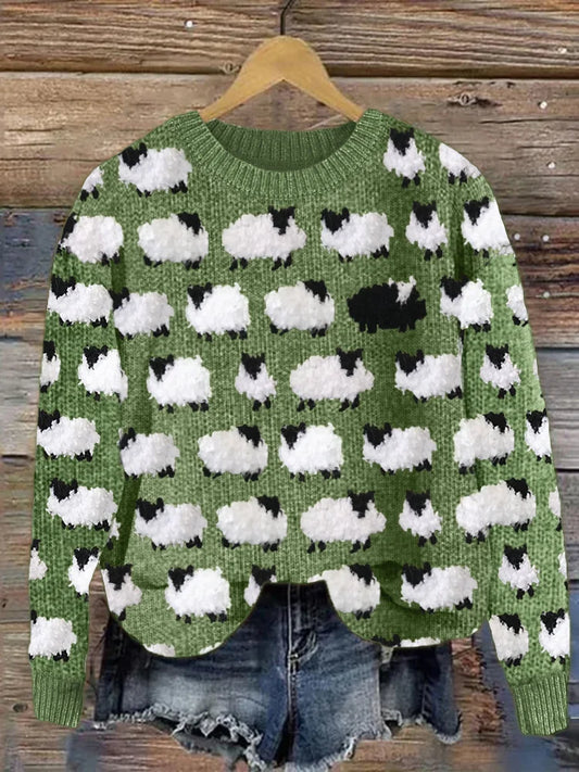 Signe strikket sweater til kvinder – Varmt og stilfuldt vinteroutfit