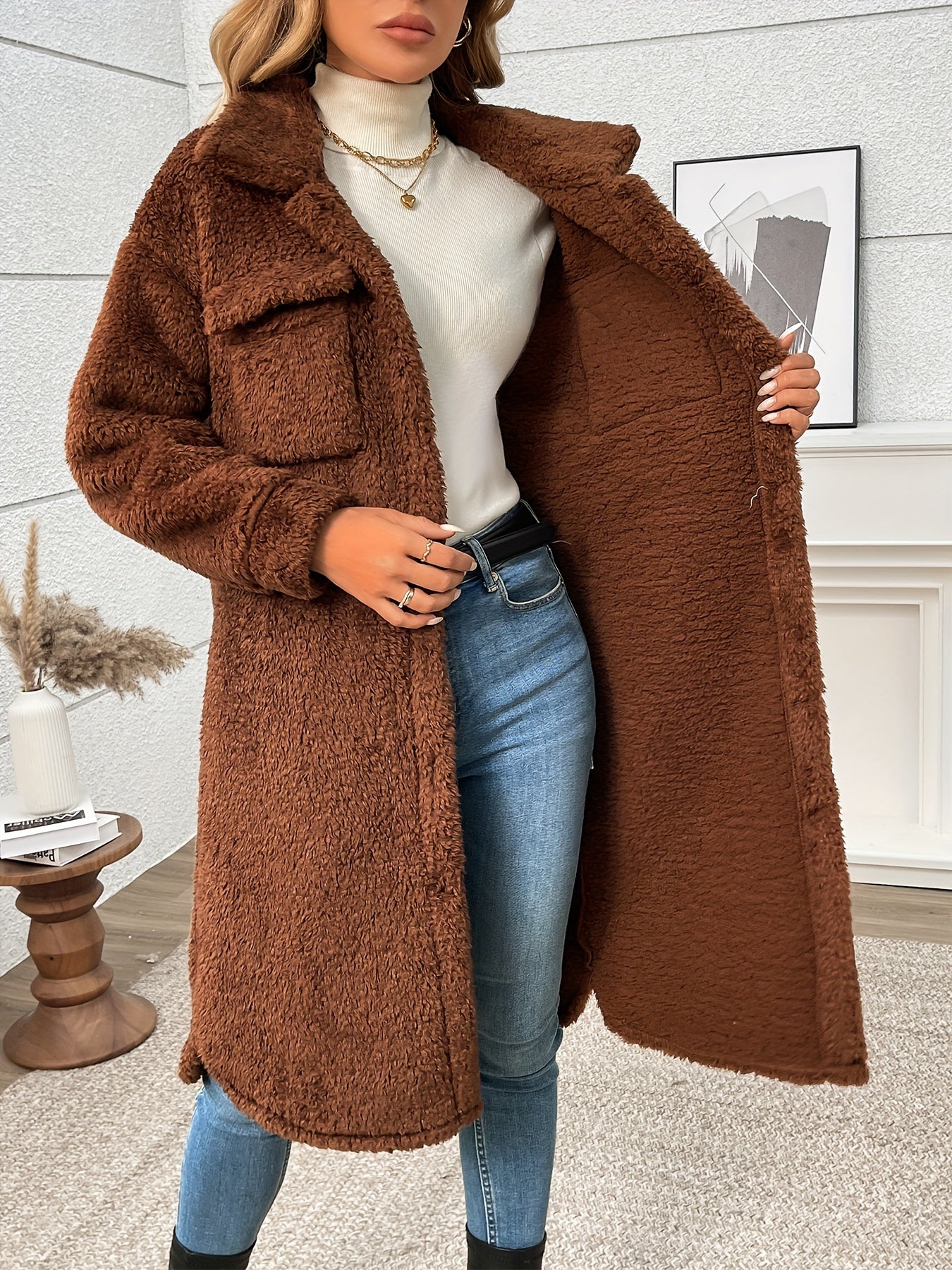 Eloria™ | Elegant Fleece Jacket for Women – Soft, Warm & Stylish