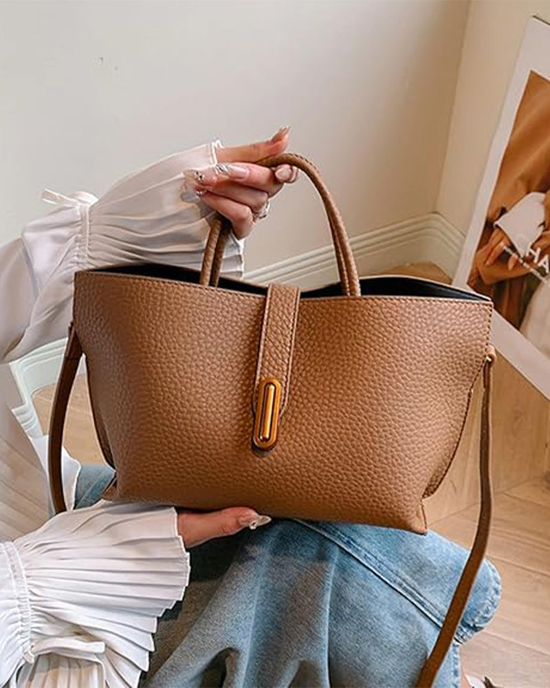 LYA | Elegant fransk crossbody-taske i læderlook