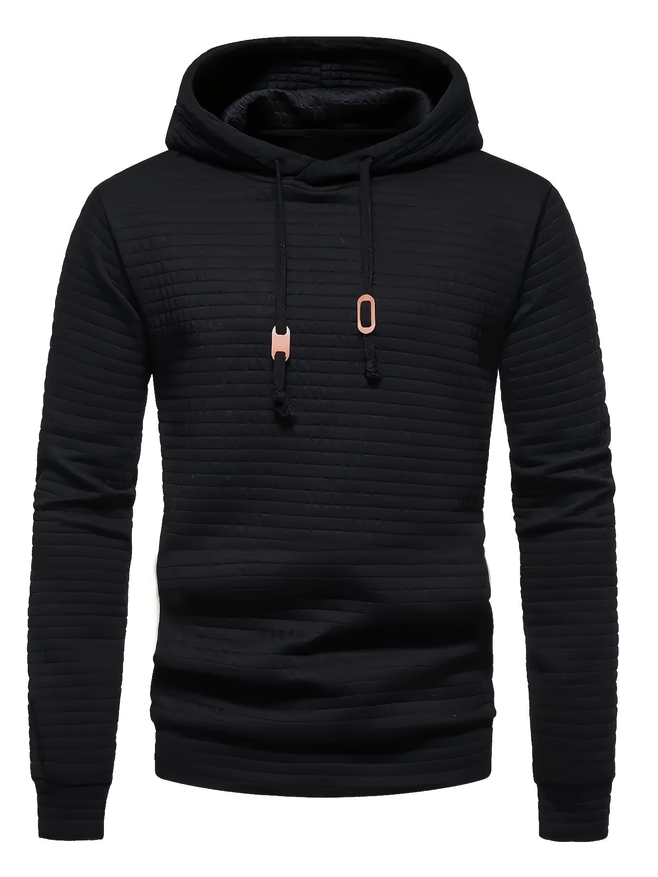 Leon | Varm Strikket Hoodie i Jacquard