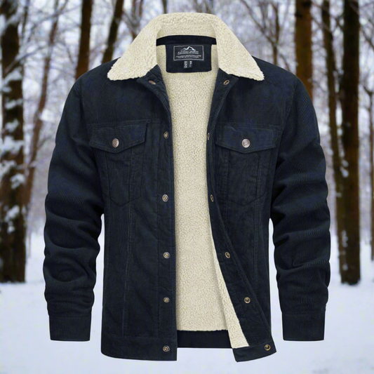 LEON | Sherpafodrad Jeansjacka i Klassisk Denim