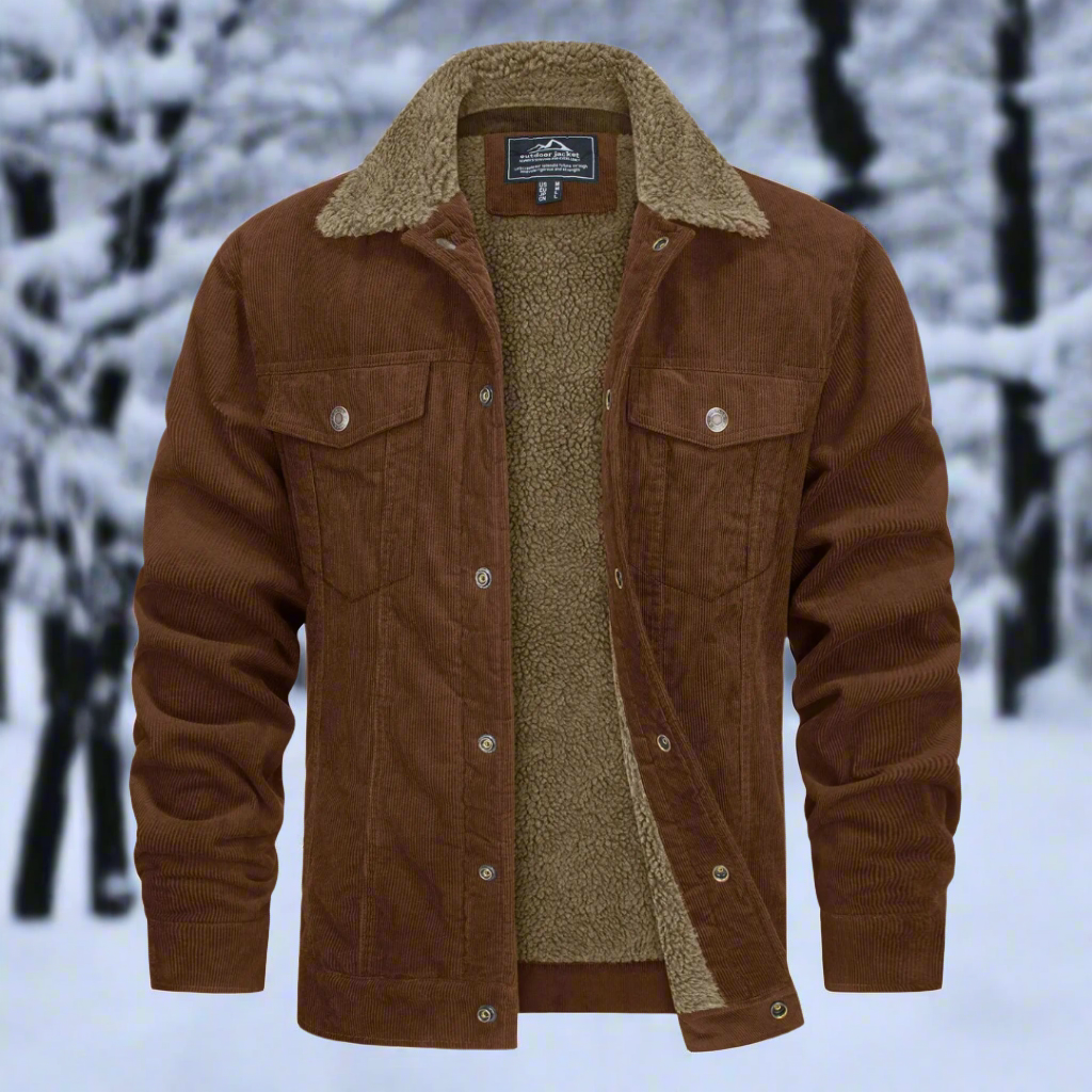 LEON | Sherpa-lined Denim Jacket in Classic Denim