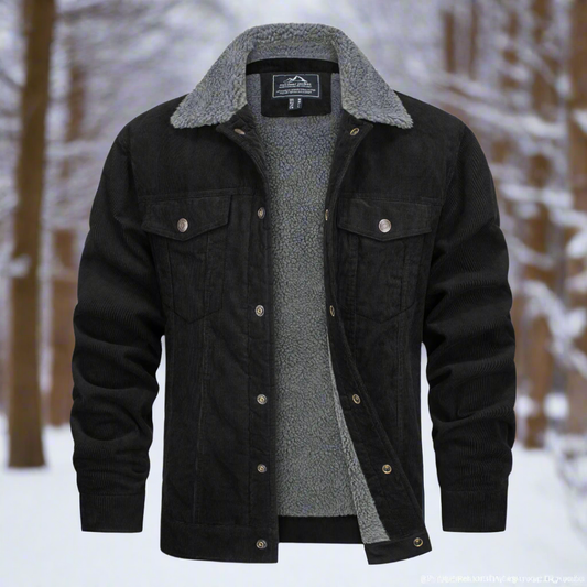 LEON | Sherpafodrad Jeansjacka i Klassisk Denim