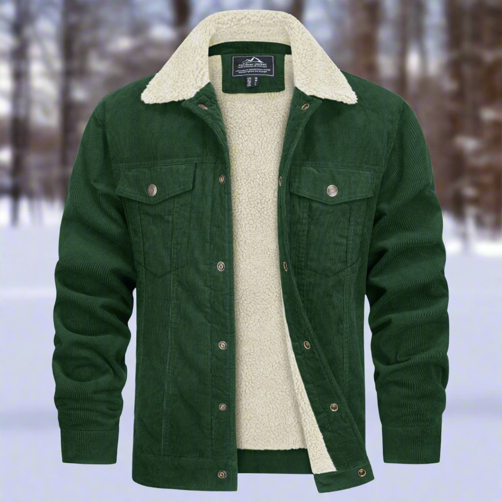LEON | Sherpa-lined Denim Jacket in Classic Denim