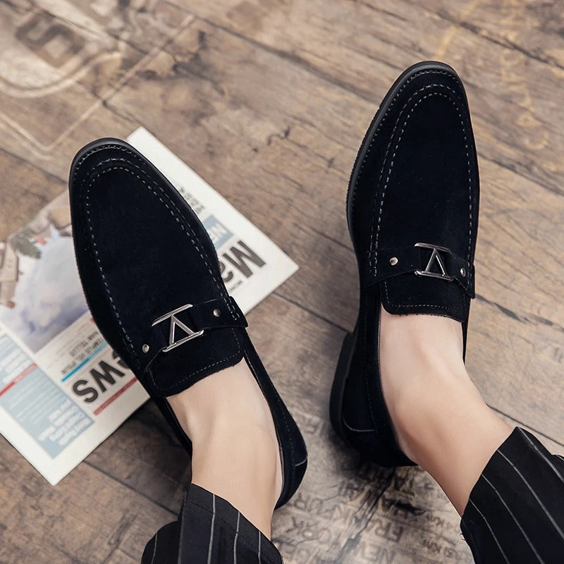 VITTORIO™ | Men's loafers in suede with classic design & ergonomic comfort