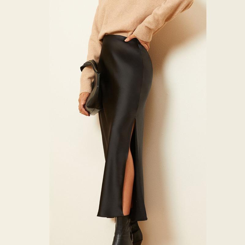 Maxikjol med Slits i Sidan | Elegant Rörelse, Tidlös Stil