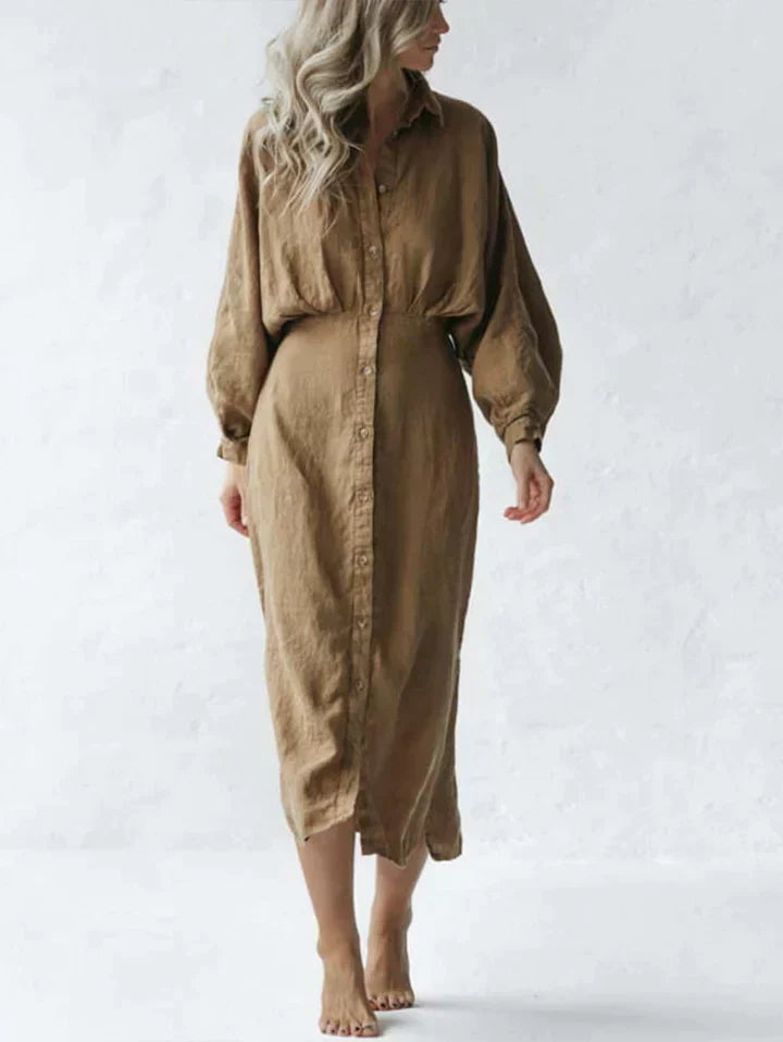 Bia™ | Elegant Dress with Pleats