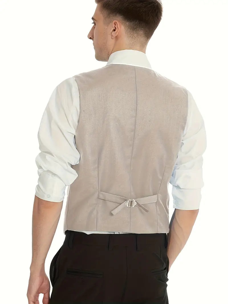 Alvar™ | 3-piece Men's Suit in Polyester for Elegance & Comfort