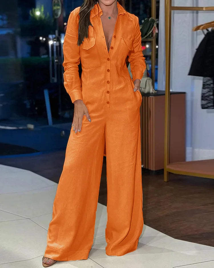 Solene | Stylish Jumpsuit with Long Sleeve
