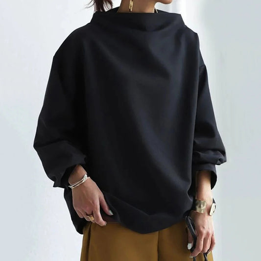 Lumivie Stylish Long-Sleeved Sweater for Women – Versatile Knitted Sweater