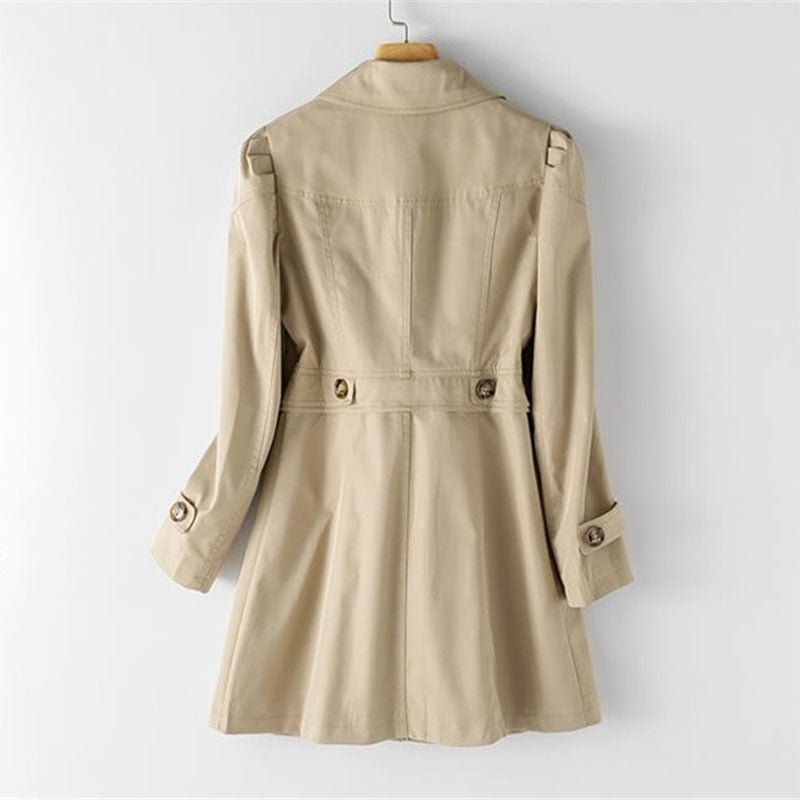 JULIET™ | Klassisk Trenchcoat med Knäppning & Feminint Snitt