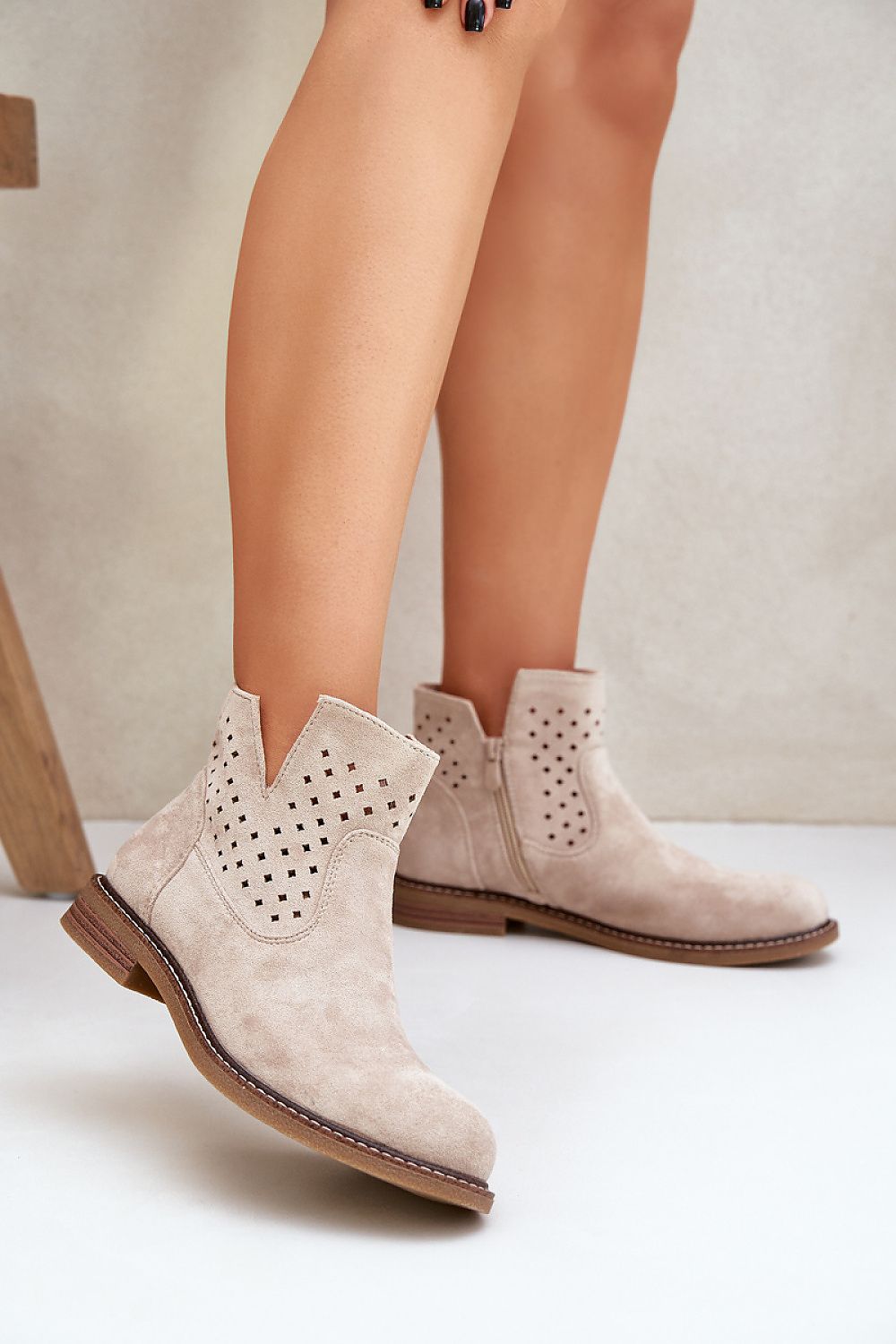 Veyla™ | Elegant Ankle Boots in Eco-Suede | Style & Comfort in Harmony