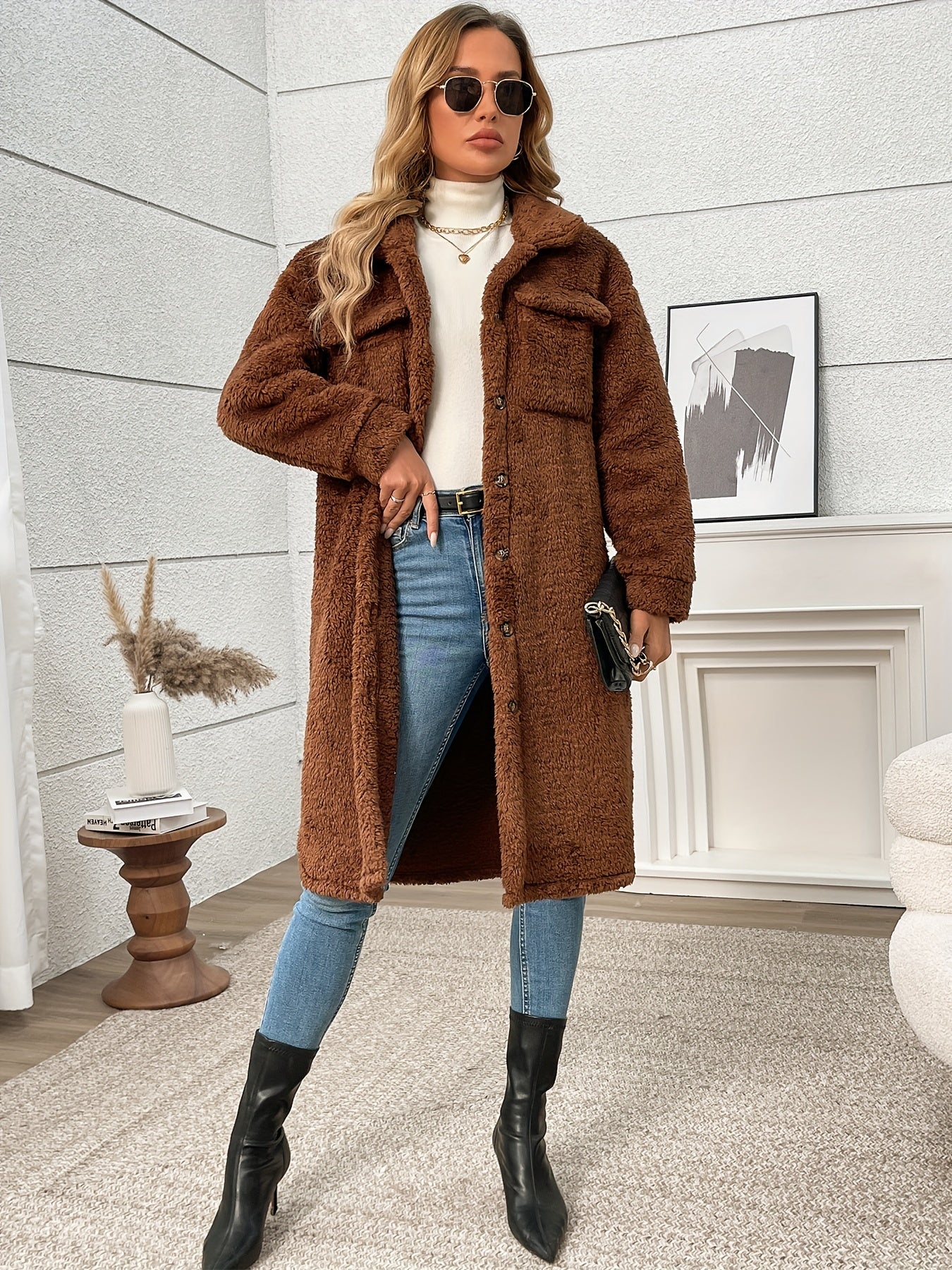 Eloria™ | Elegant Fleece Jacket for Women – Soft, Warm & Stylish