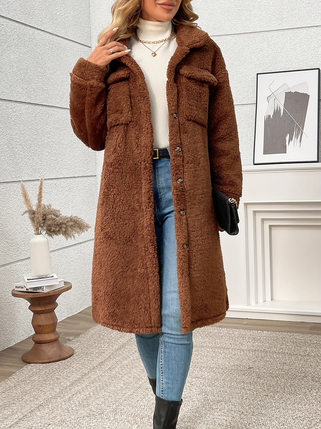 Eloria™ | Elegant Fleece Jacket for Women – Soft, Warm & Stylish