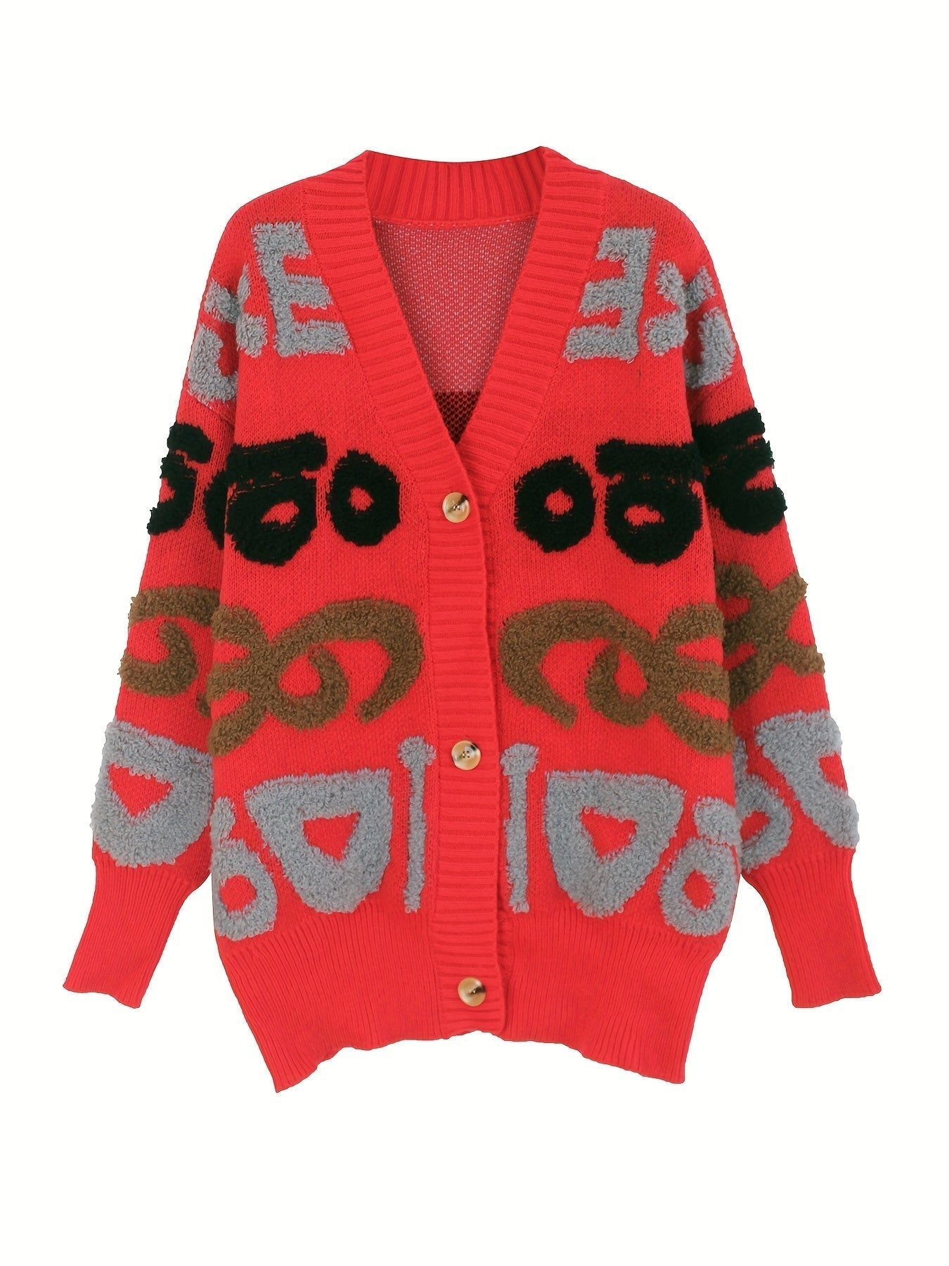 Maëlle™ | Patterned Knitted Women's Sweater