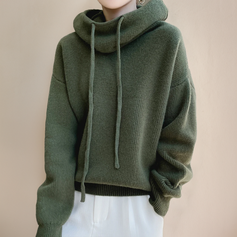 Alfhild Merino rullekravepullover – Højkvalitets dametrøje