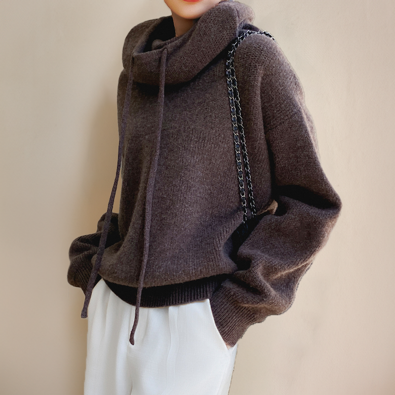 Alfhild Merino rullekravepullover – Højkvalitets dametrøje