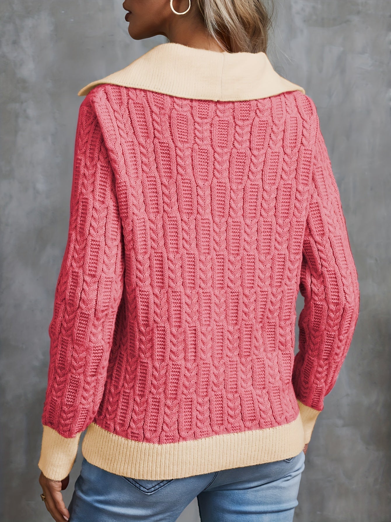 Vendela Stickad Tröja för Kvinnor – Tidlös & Chic Pullover