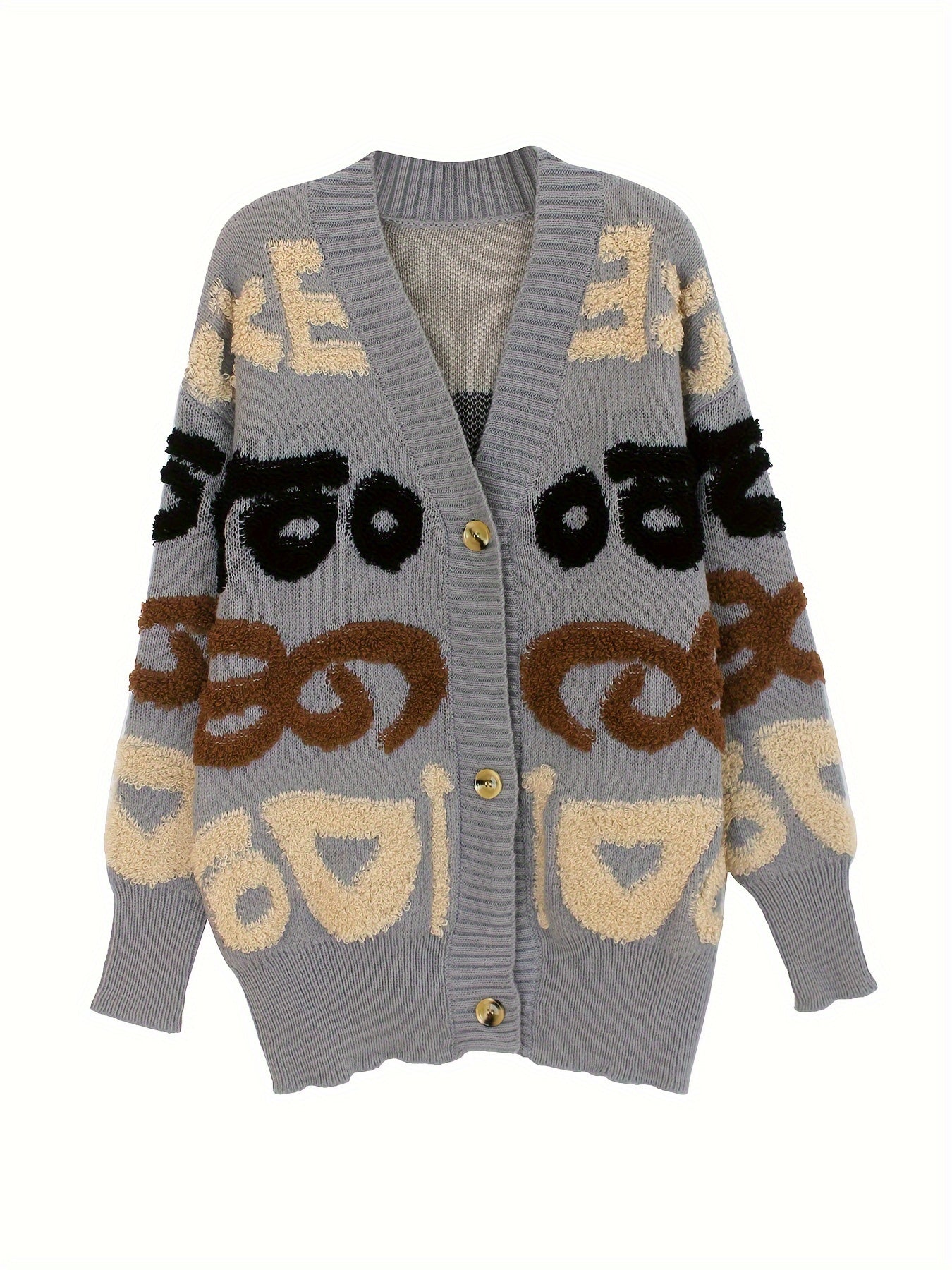 Maëlle™ | Patterned Knitted Women's Sweater