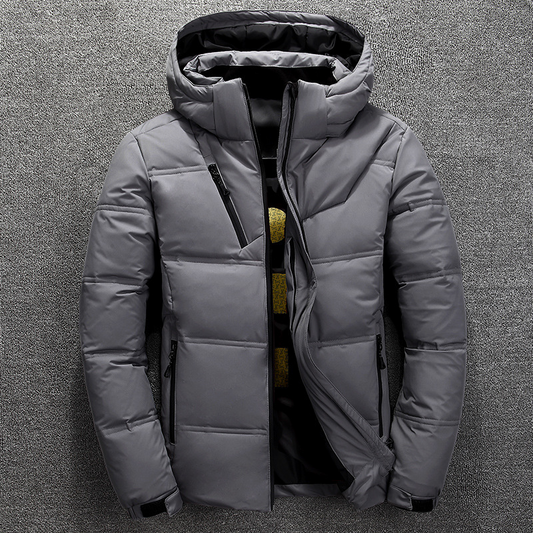 Mr. Puffer Jacket Water-Repellent with Hood – Regular Fit & Quilted Design