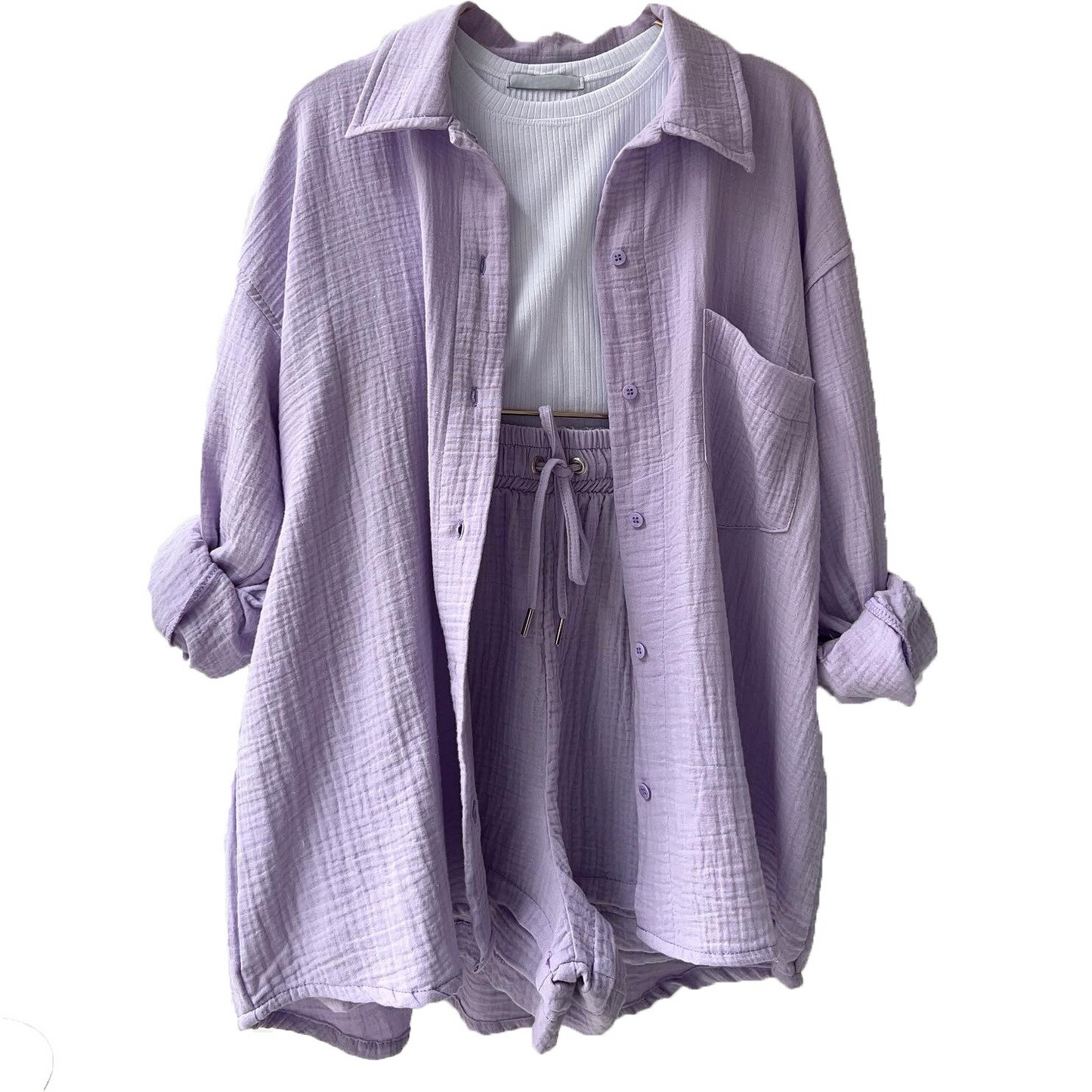Marlène | Airy Lounge Set in Muslin for Women
