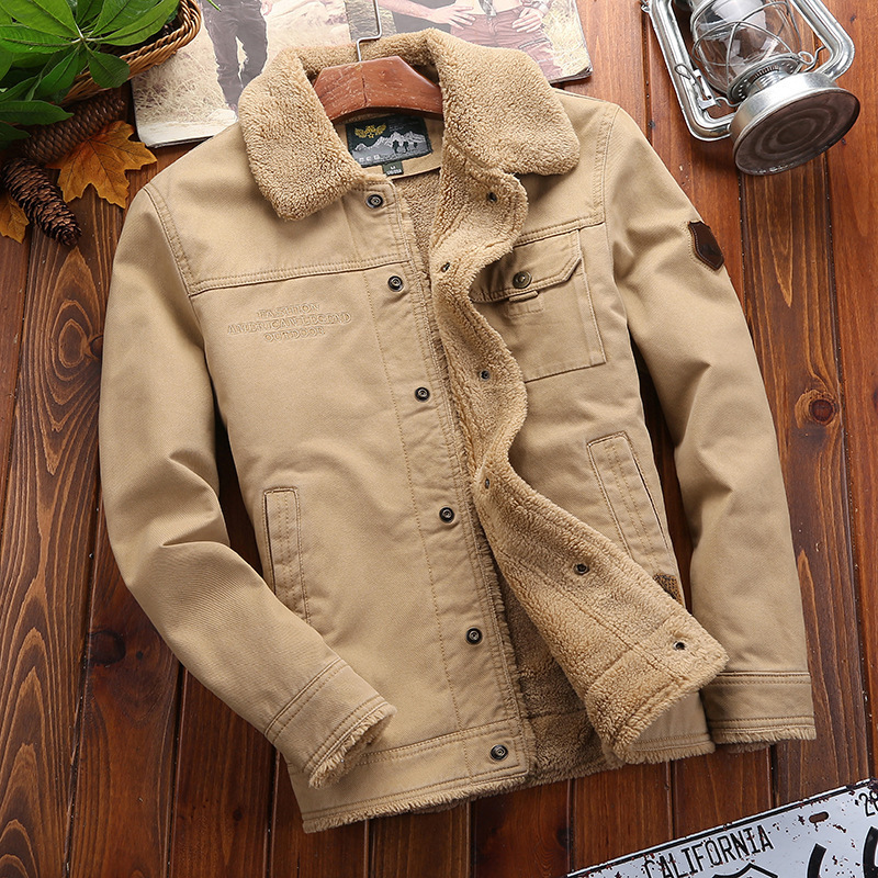 Men's jacket in durable fabric – Regular Fit with fleece lining for everyday use