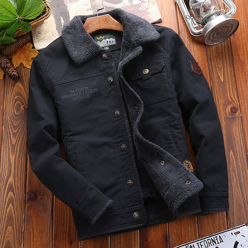 Men's jacket in durable fabric – Regular Fit with fleece lining for everyday use